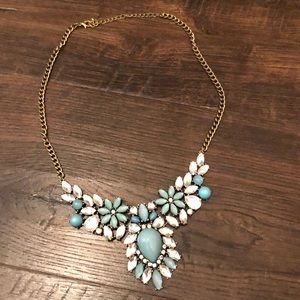 Turquoise & diamond necklace💎